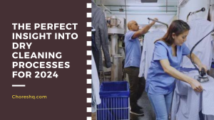 The Perfect Insight Into Dry Cleaning Processes For 2024