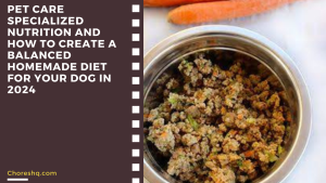 Pet Care Specialized Nutrition And How To Create A Balanced Homemade Diet For Your Dog In 2024