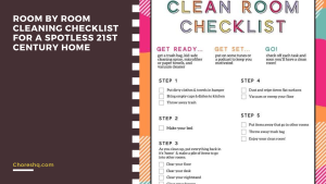 Room By Room Cleaning Checklist For A Spotless 21st Century Home